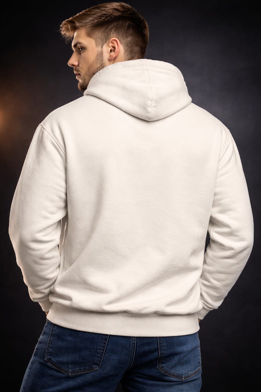 Galent angel wings hoodie off white