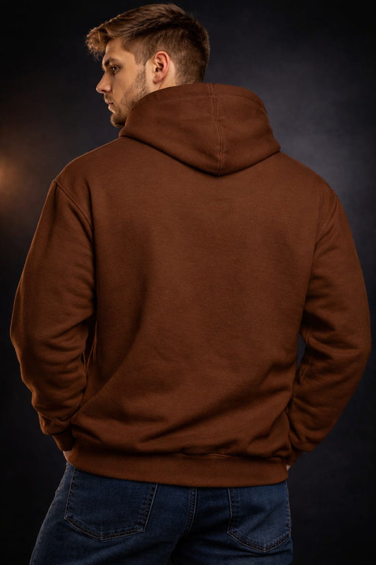 Galent angel wings hoodie coffee brown
