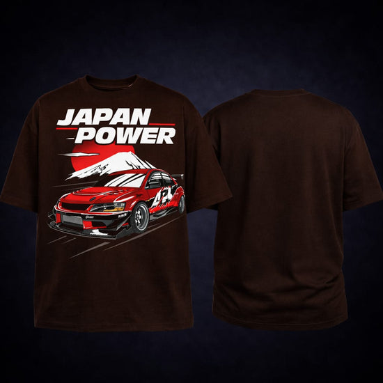 JAPAN POWER OVER SIZE T SHIRT 100% PREMIUM COTTON