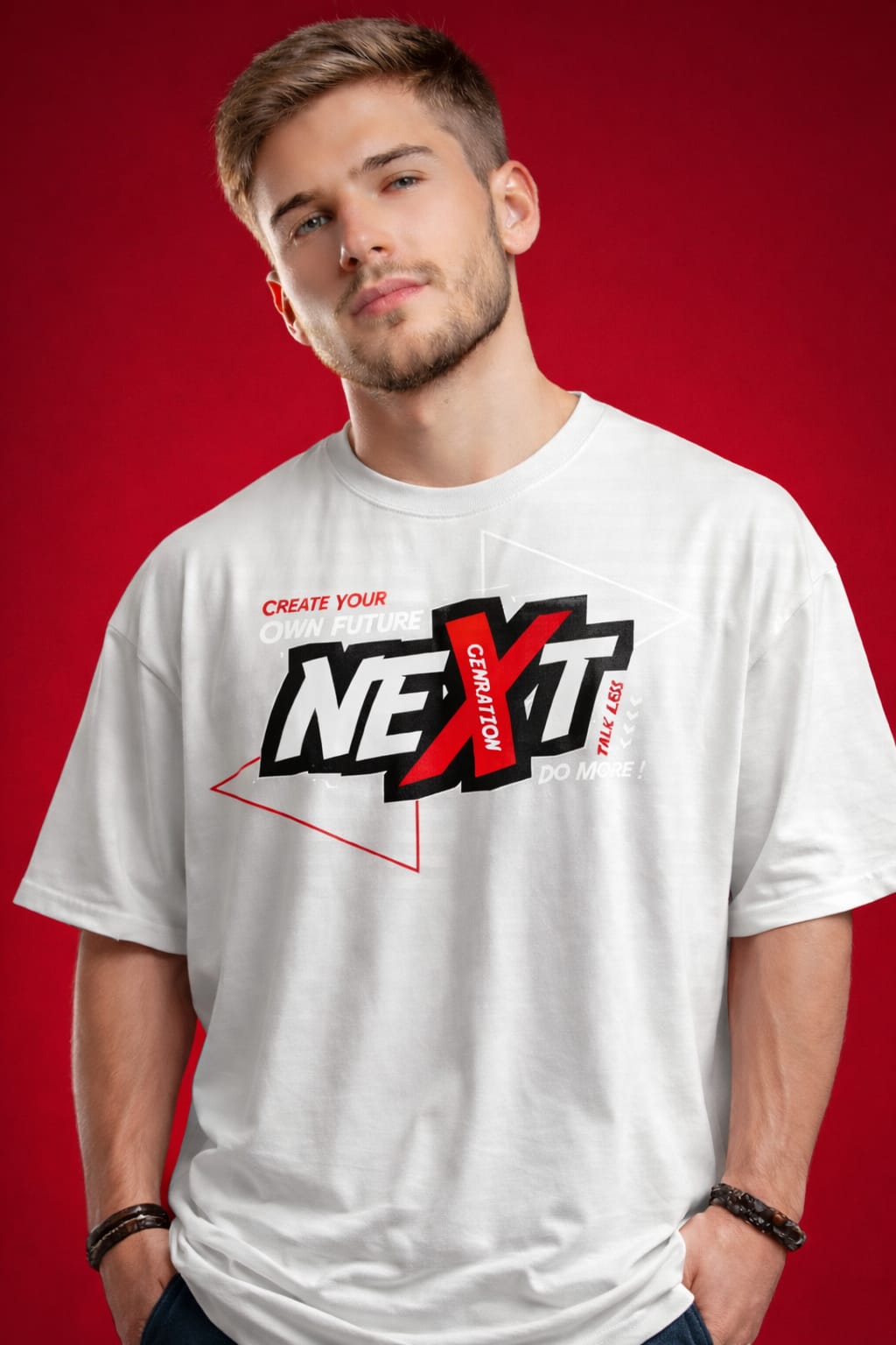 NEXT GENERATION OVER SIZE T SHIRT 100% PREMIUM COTTON