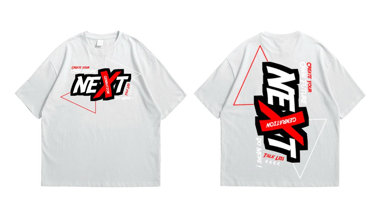NEXT GENERATION OVER SIZE T SHIRT 100% PREMIUM COTTON
